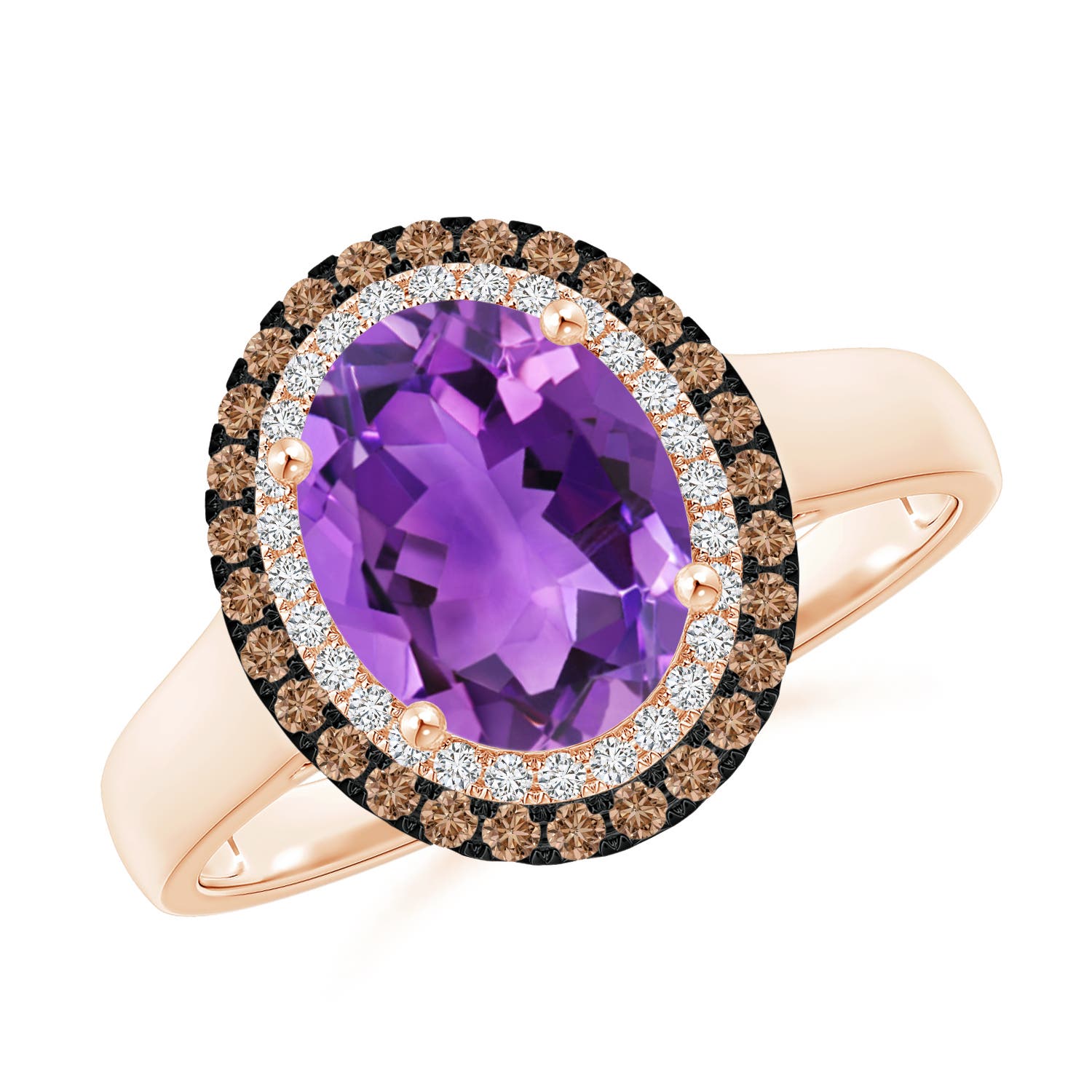 AAA - Amethyst / 1.87 CT / 14 KT Rose Gold