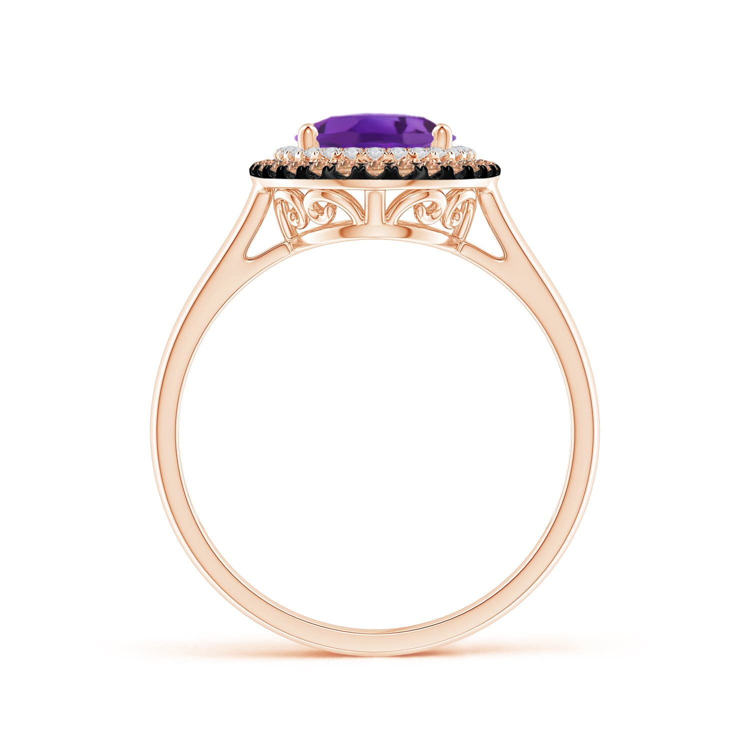 AAA - Amethyst / 1.87 CT / 14 KT Rose Gold