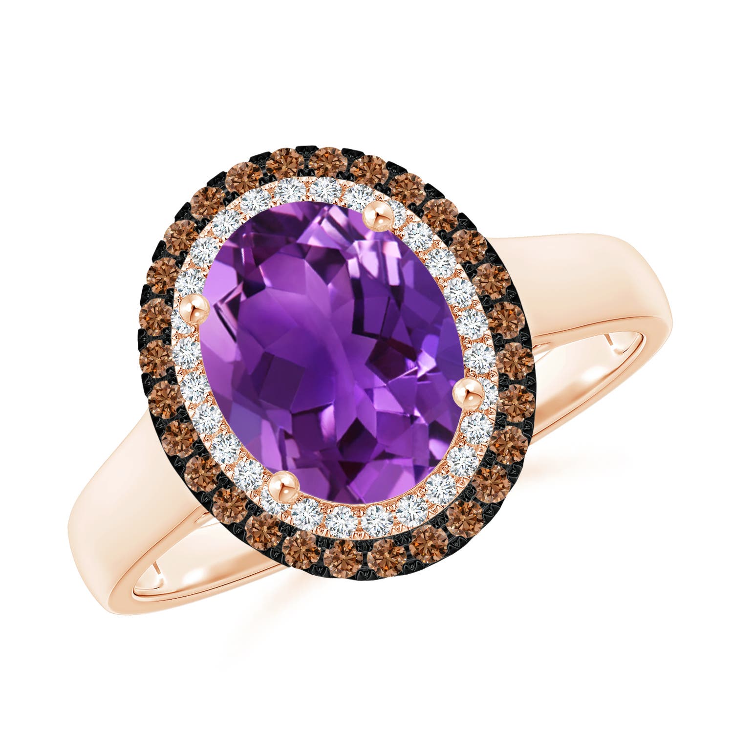 AAAA - Amethyst / 1.87 CT / 14 KT Rose Gold