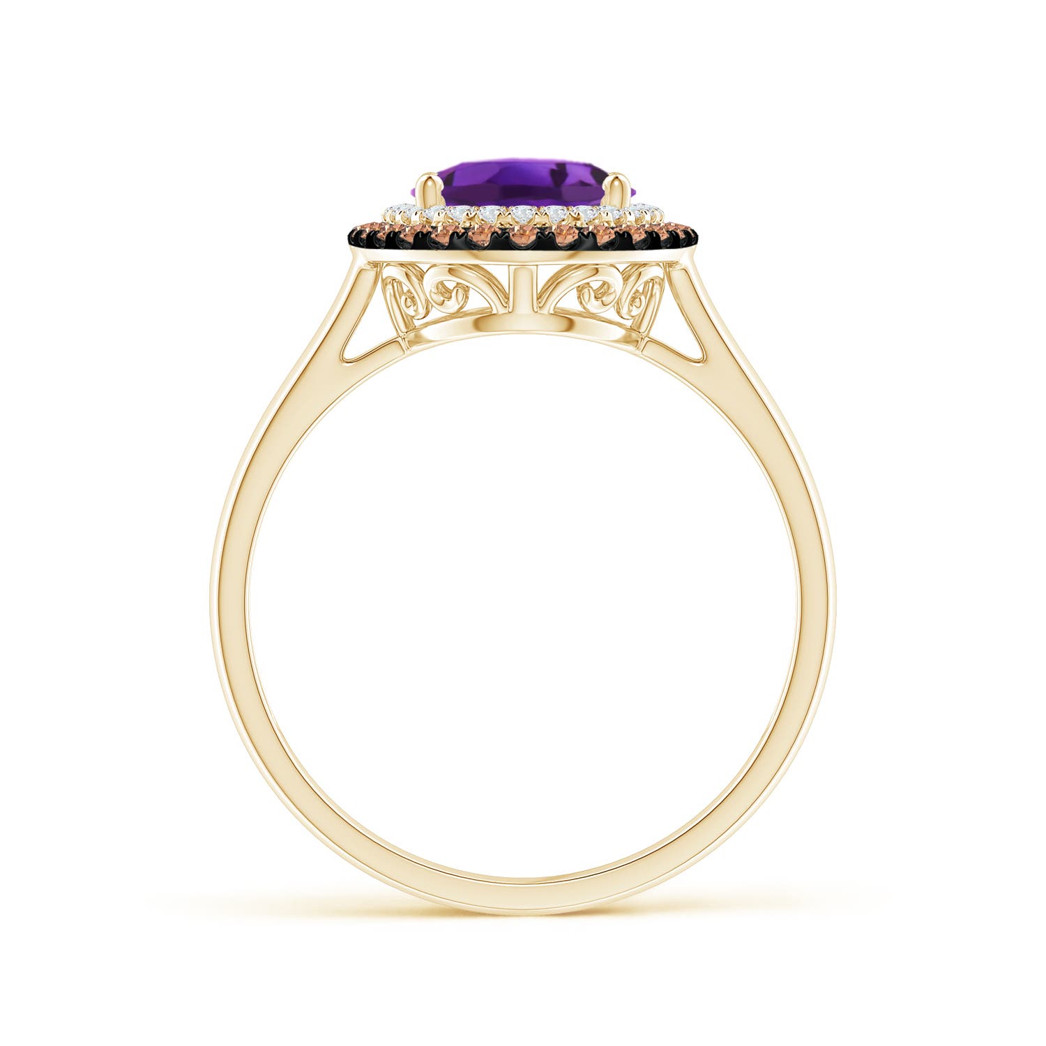 AAAA - Amethyst / 1.87 CT / 14 KT Yellow Gold