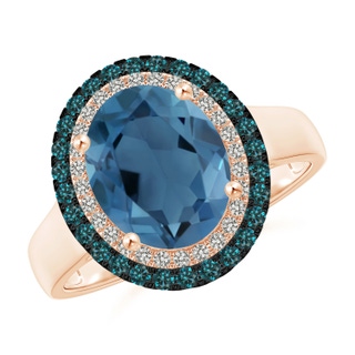 Oval A London Blue Topaz