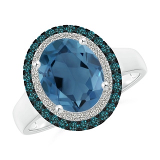 Oval A London Blue Topaz