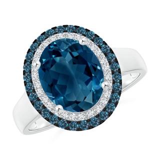 Oval AAAA London Blue Topaz