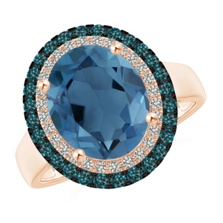 Oval A London Blue Topaz