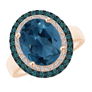 Oval AA London Blue Topaz
