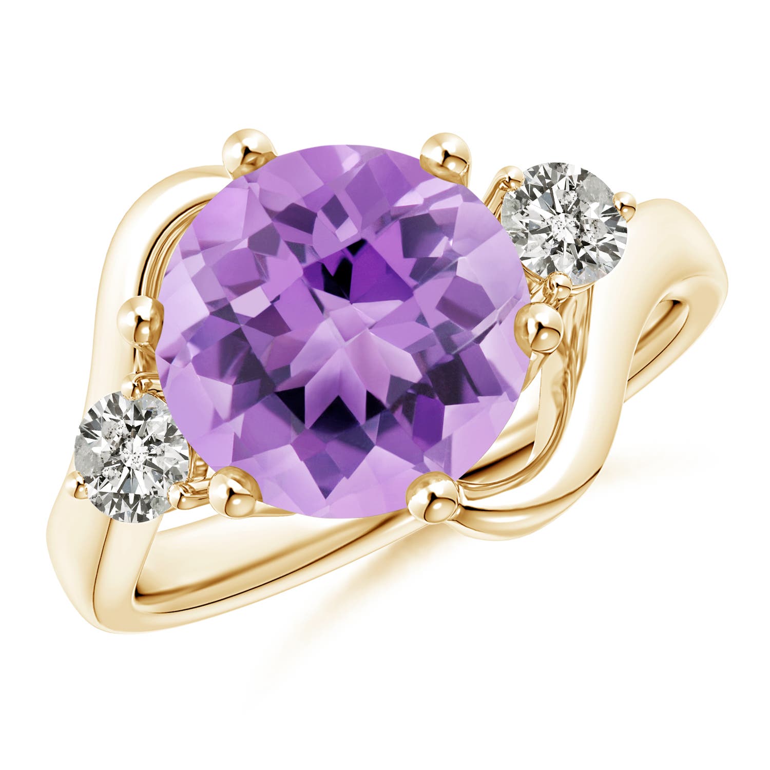 A - Amethyst / 4.04 CT / 14 KT Yellow Gold