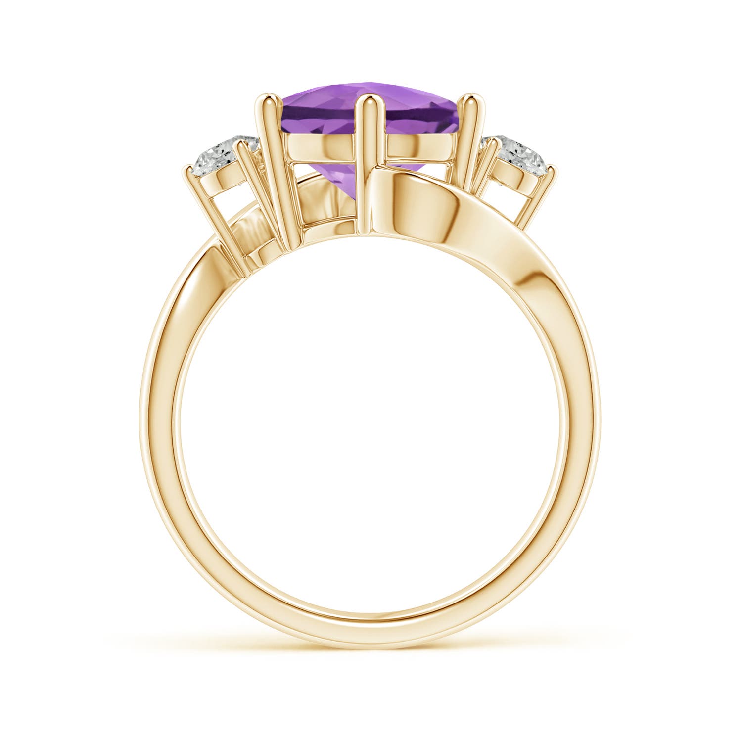 A - Amethyst / 4.04 CT / 14 KT Yellow Gold