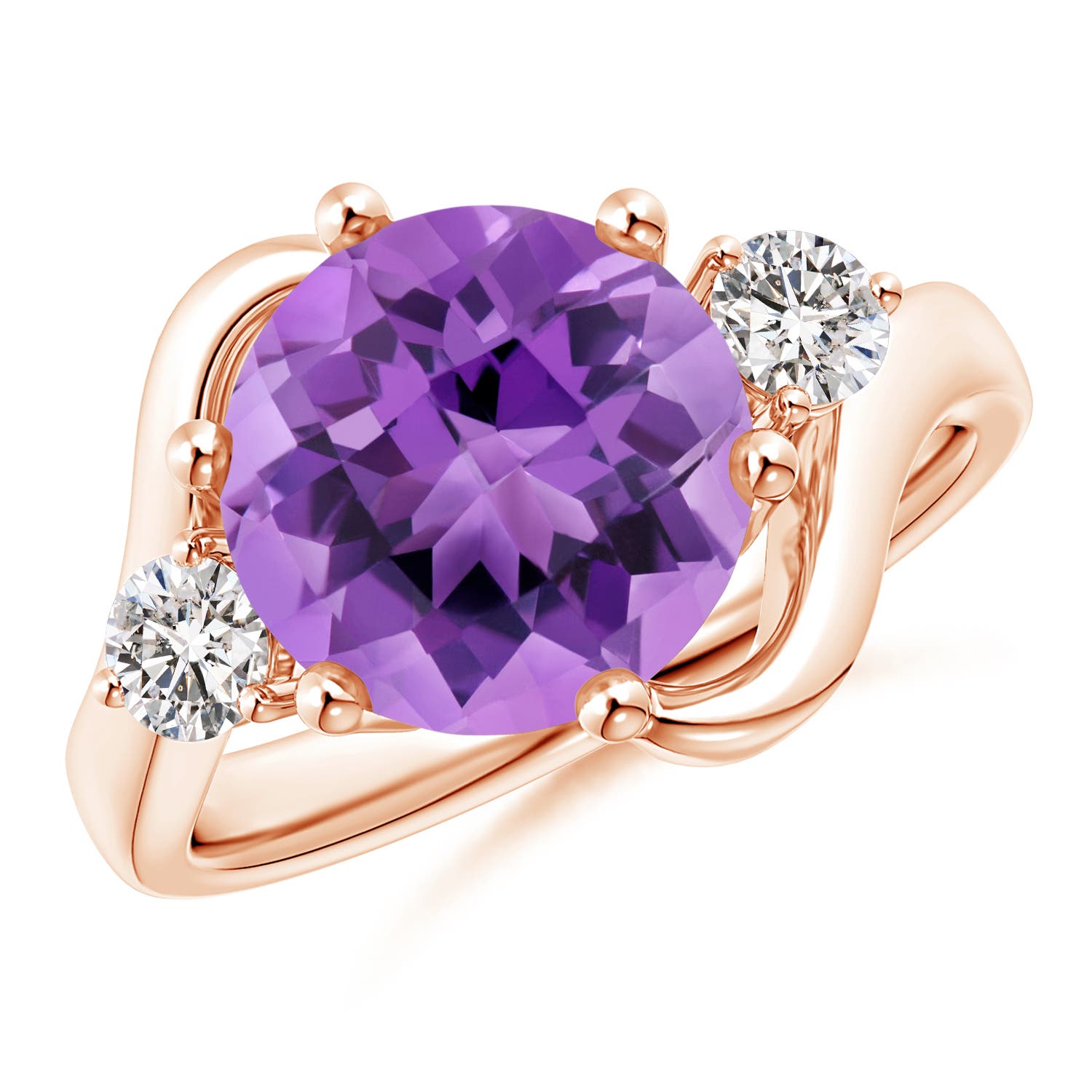 AA - Amethyst / 4.04 CT / 14 KT Rose Gold