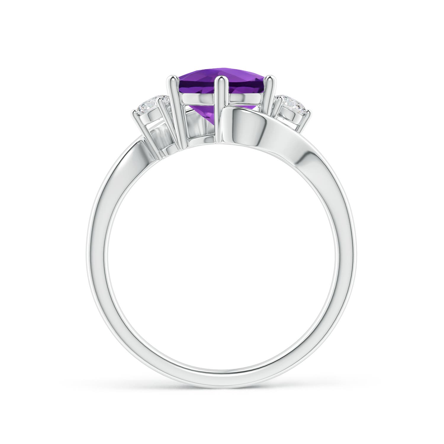 AAA - Amethyst / 1.84 CT / 14 KT White Gold