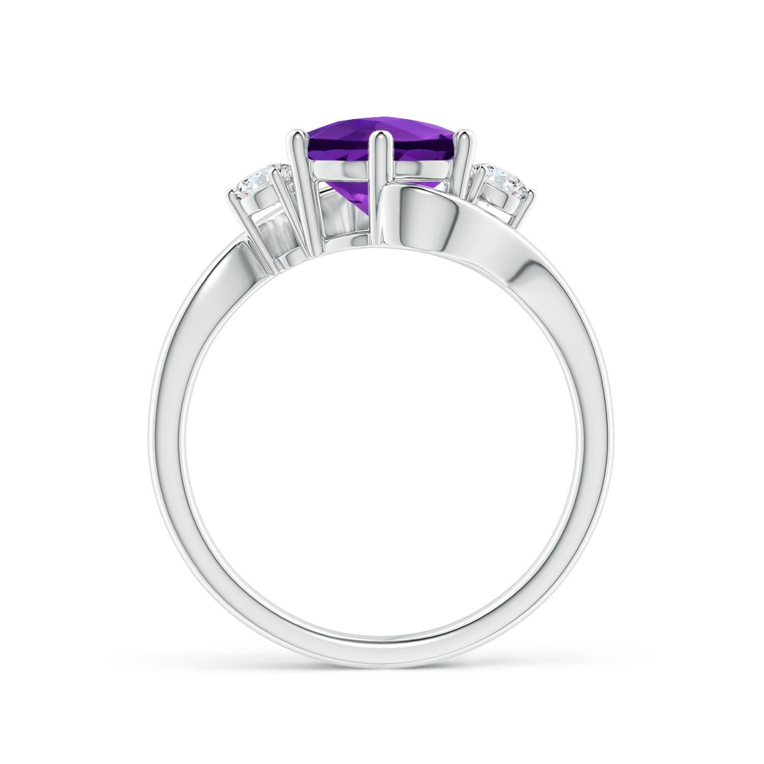 AAAA - Amethyst / 1.84 CT / 14 KT White Gold