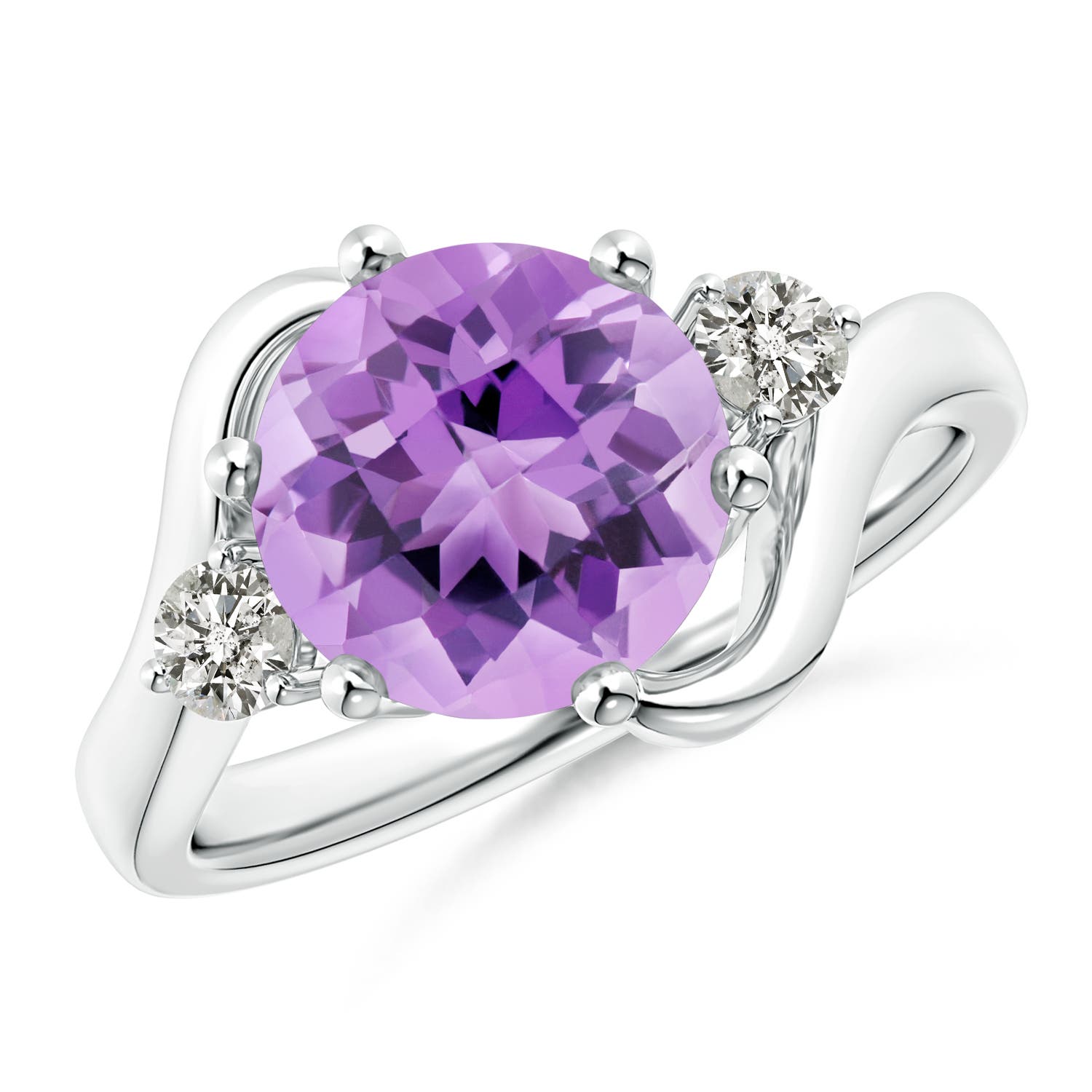 A - Amethyst / 2.31 CT / 14 KT White Gold