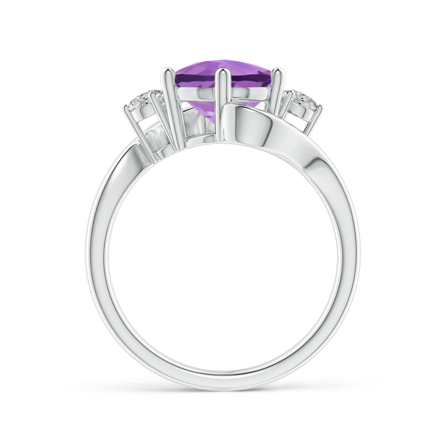 A - Amethyst / 2.31 CT / 14 KT White Gold