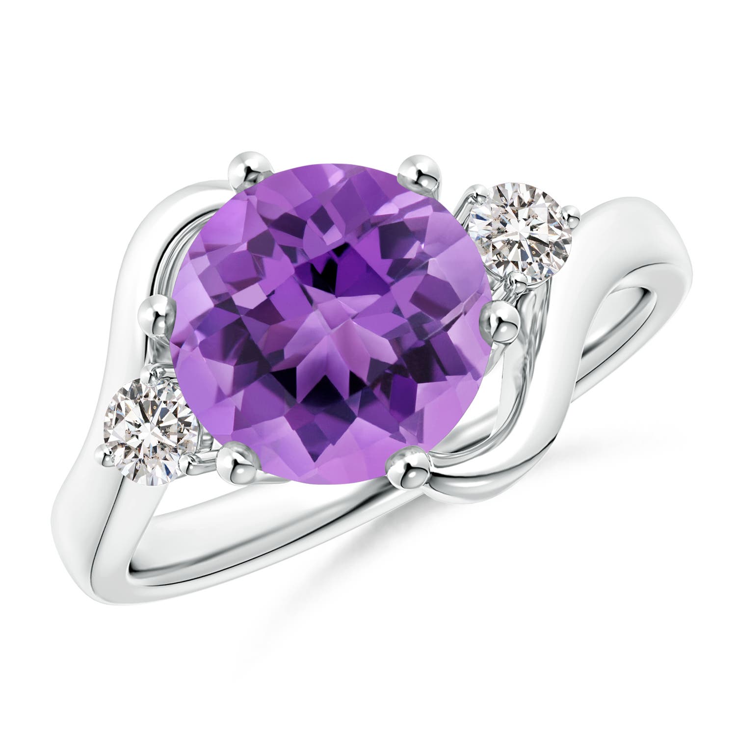 AA - Amethyst / 2.31 CT / 14 KT White Gold