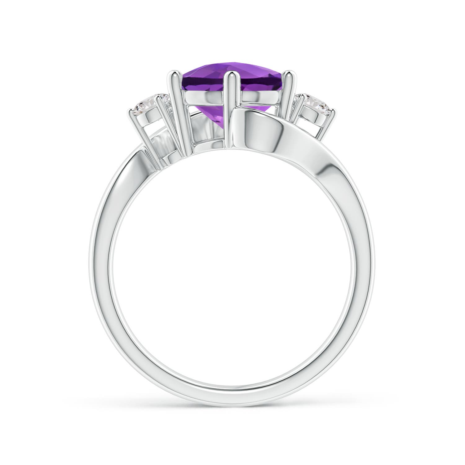 AA - Amethyst / 2.31 CT / 14 KT White Gold