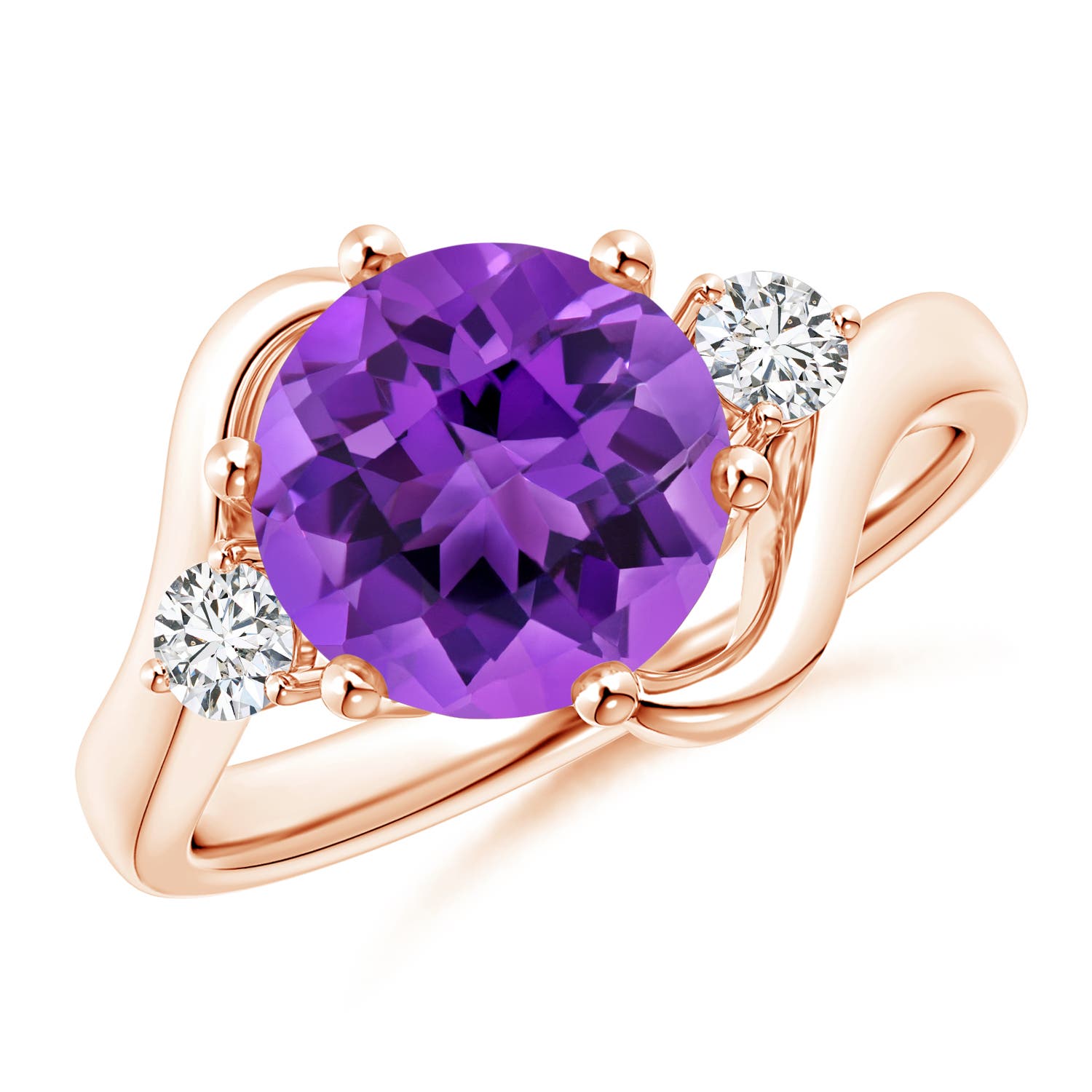 AAA - Amethyst / 2.31 CT / 14 KT Rose Gold