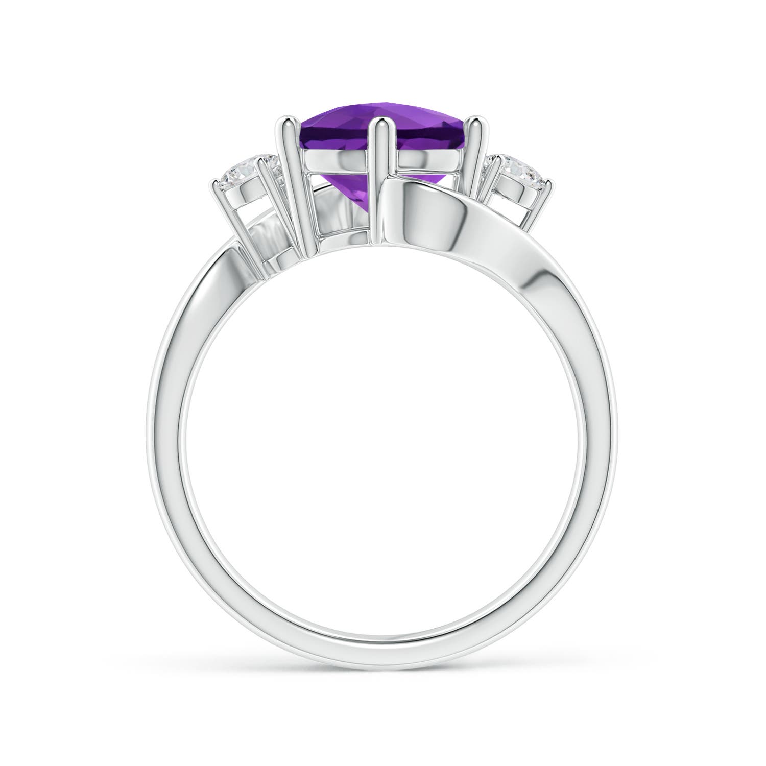 AAA - Amethyst / 2.31 CT / 14 KT White Gold