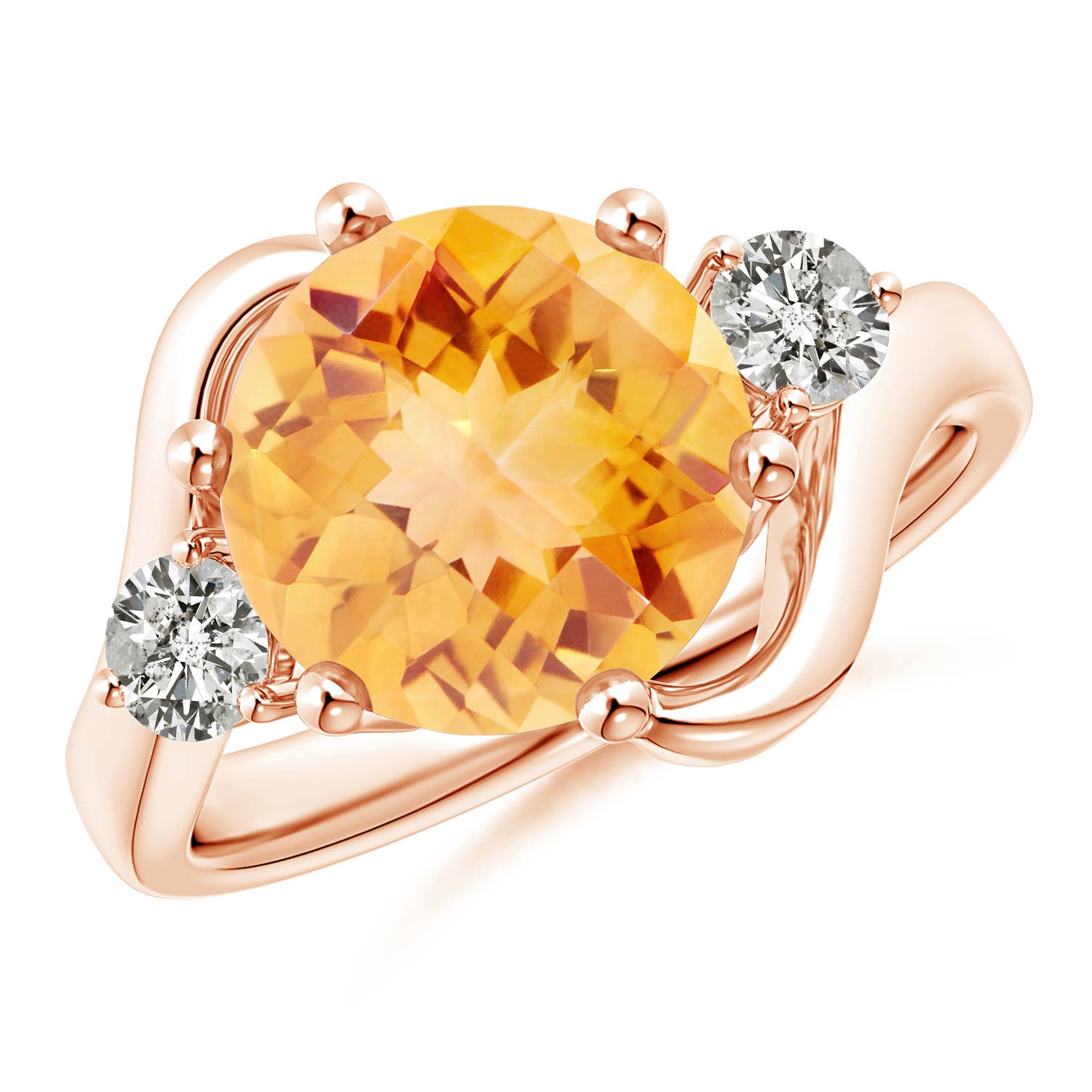 A - Citrine / 3.27 CT / 14 KT Rose Gold