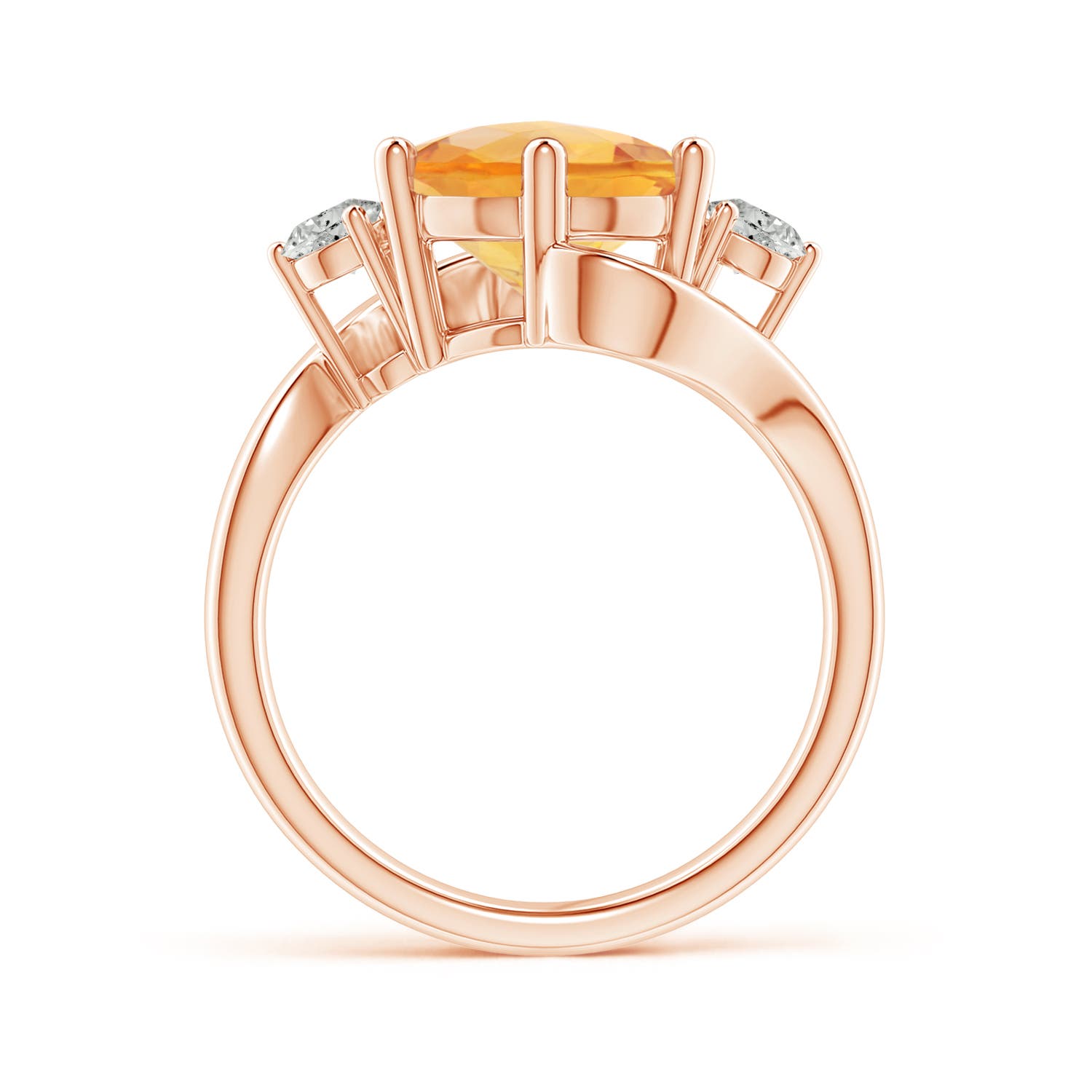 A - Citrine / 3.27 CT / 14 KT Rose Gold