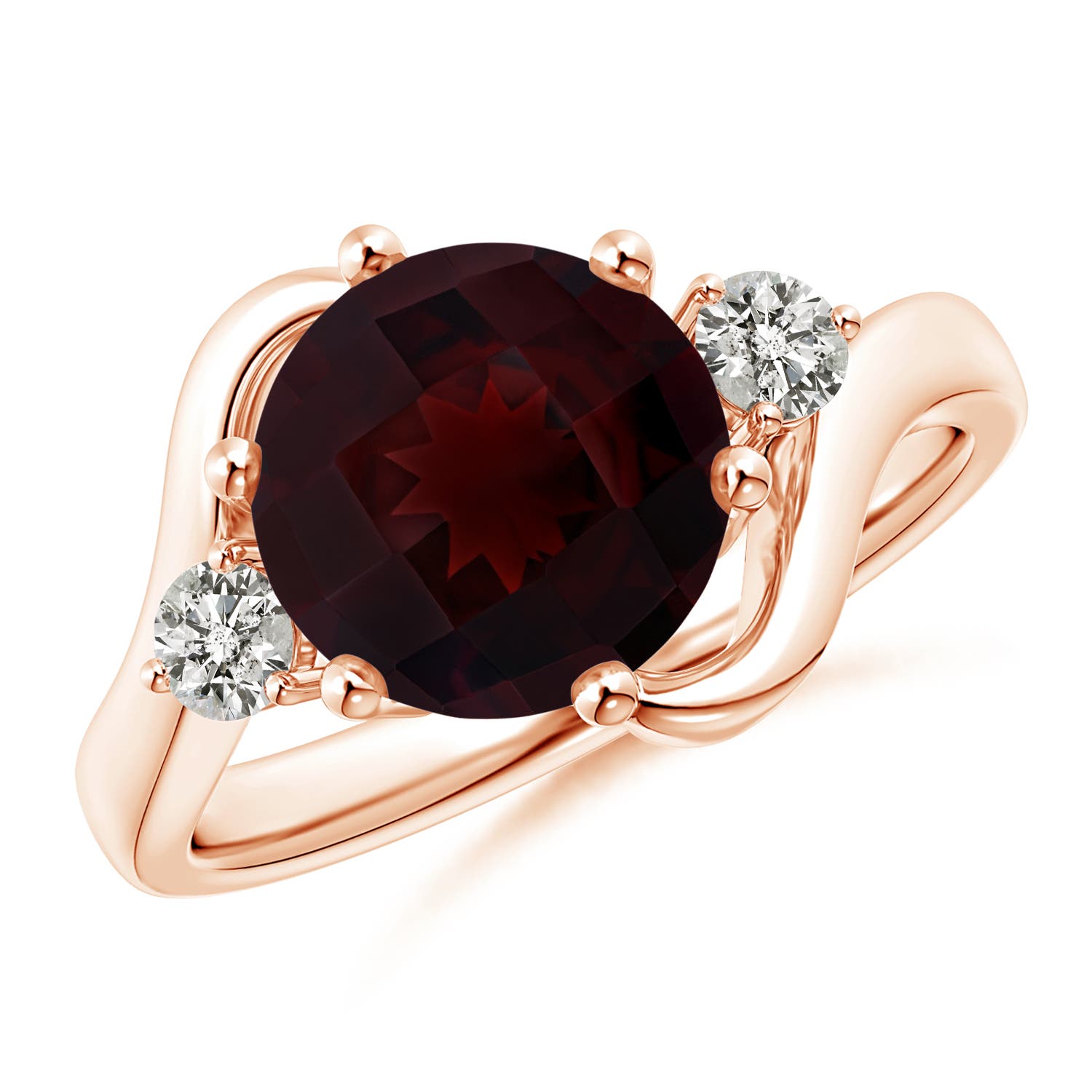 A - Garnet / 2.86 CT / 14 KT Rose Gold