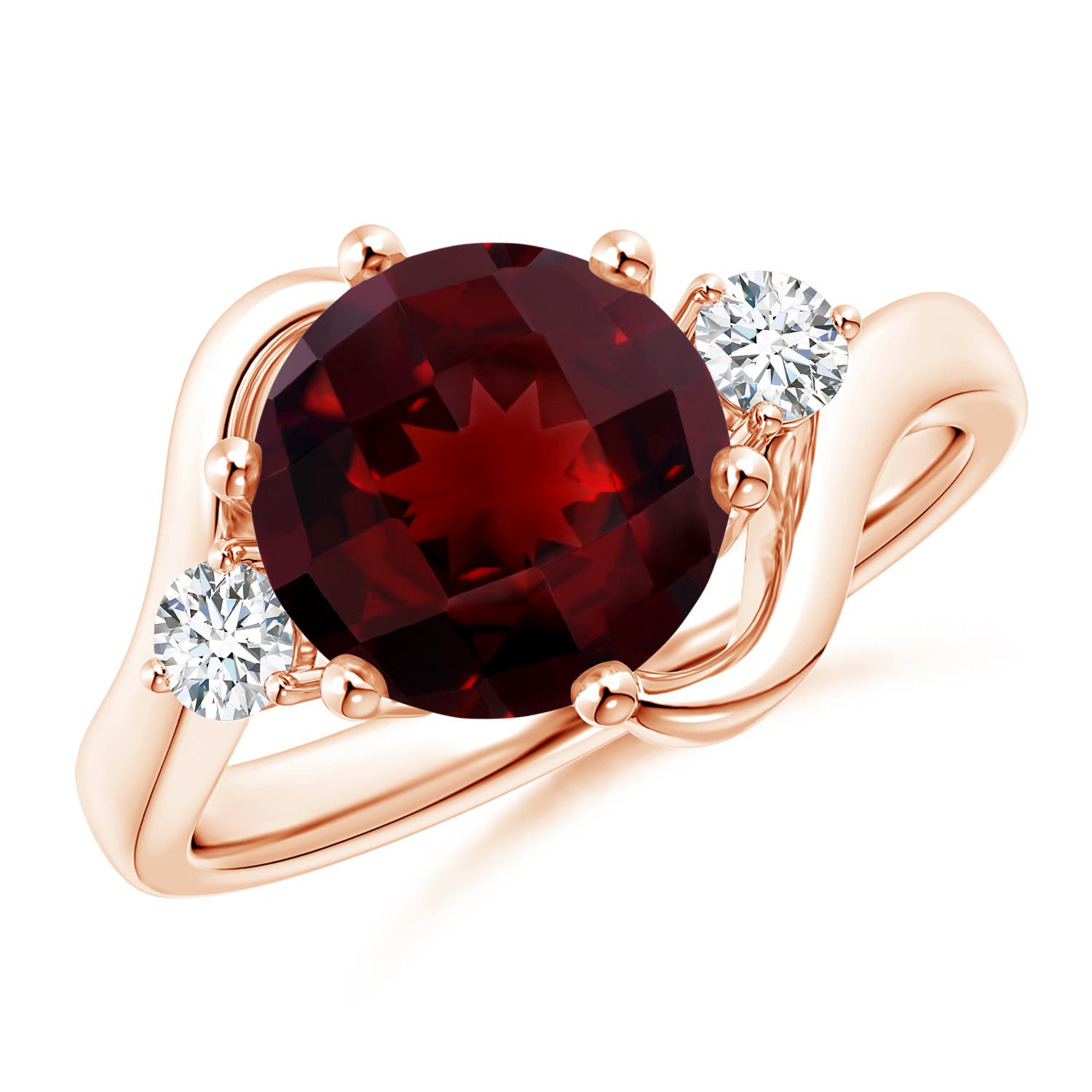 AAAA - Garnet / 2.86 CT / 14 KT Rose Gold