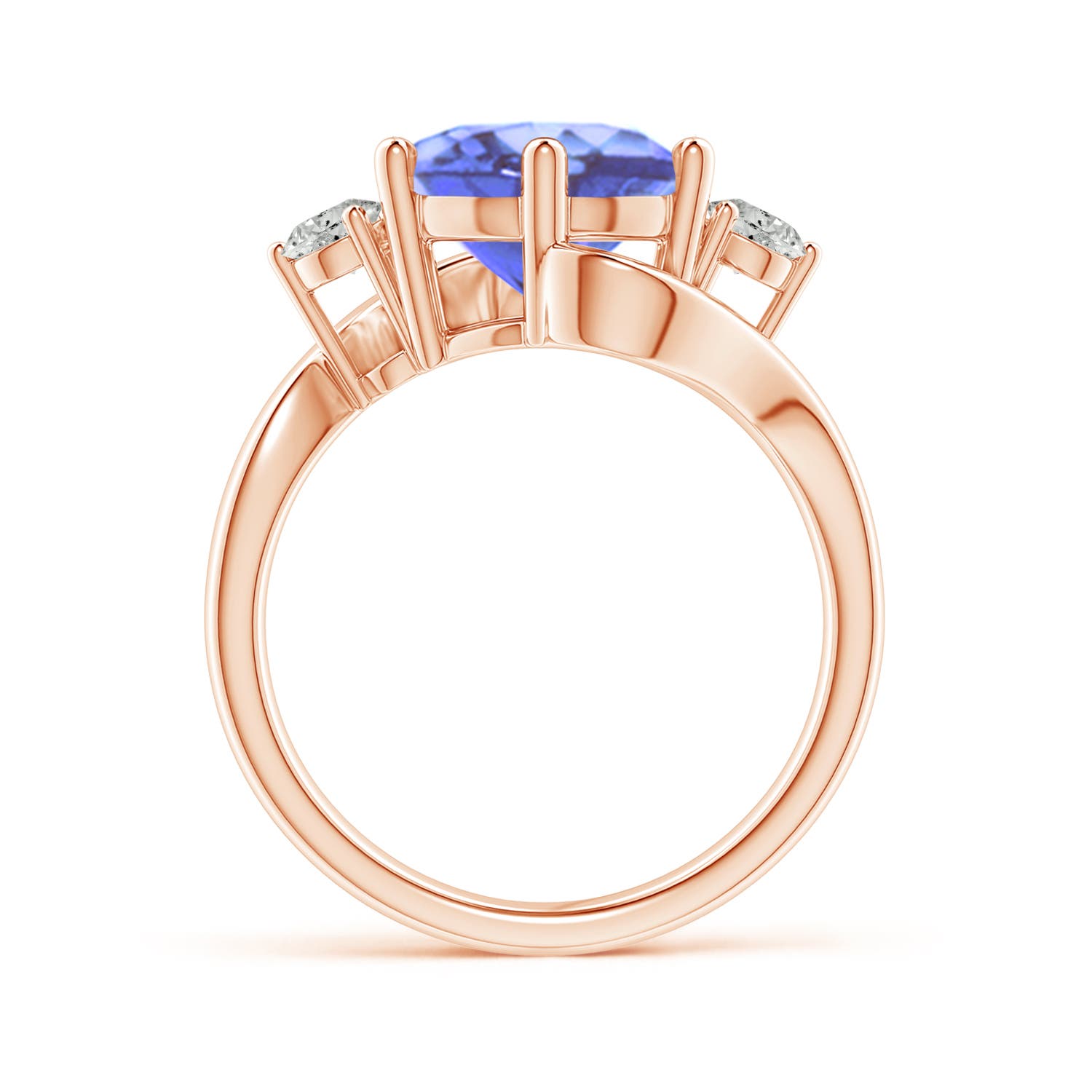 A - Tanzanite / 3.82 CT / 14 KT Rose Gold