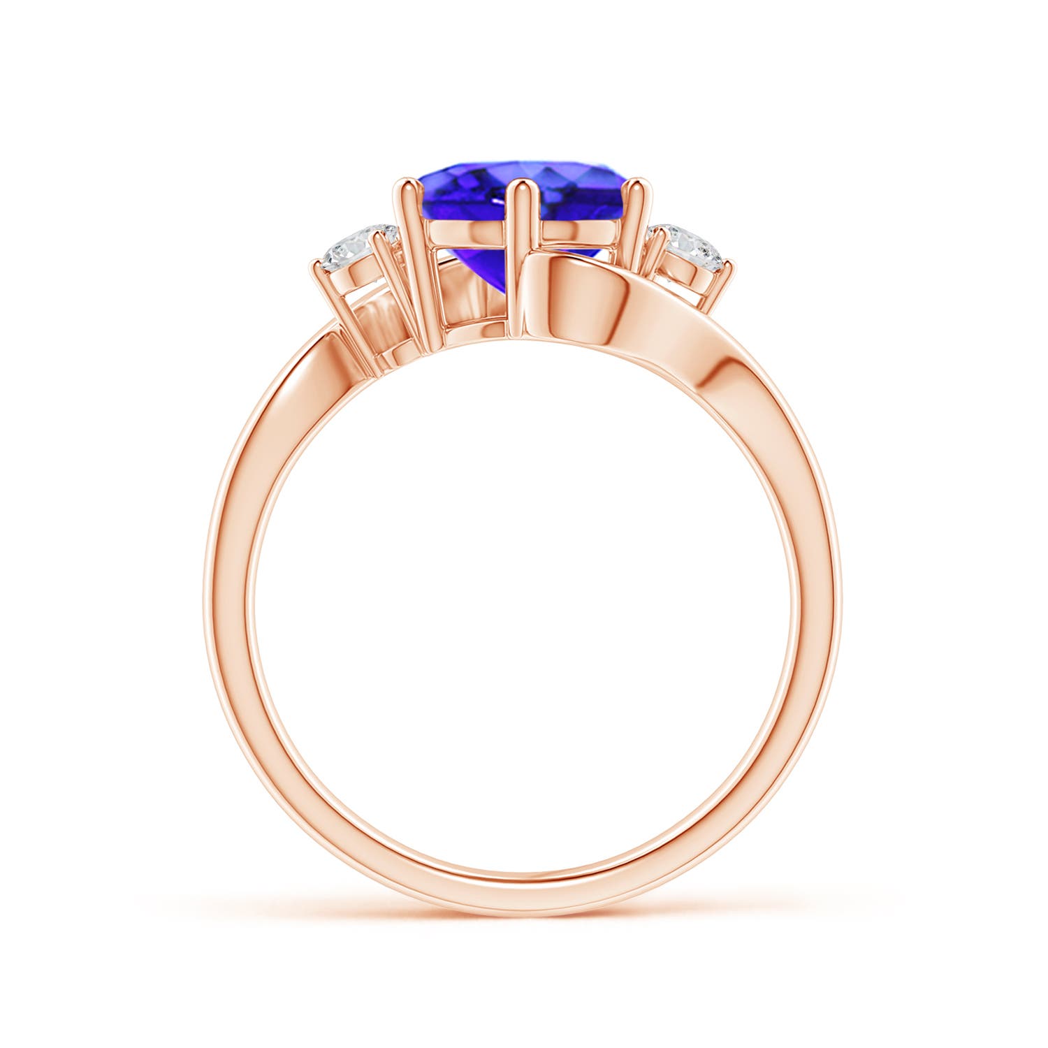 AAA - Tanzanite / 1.94 CT / 14 KT Rose Gold