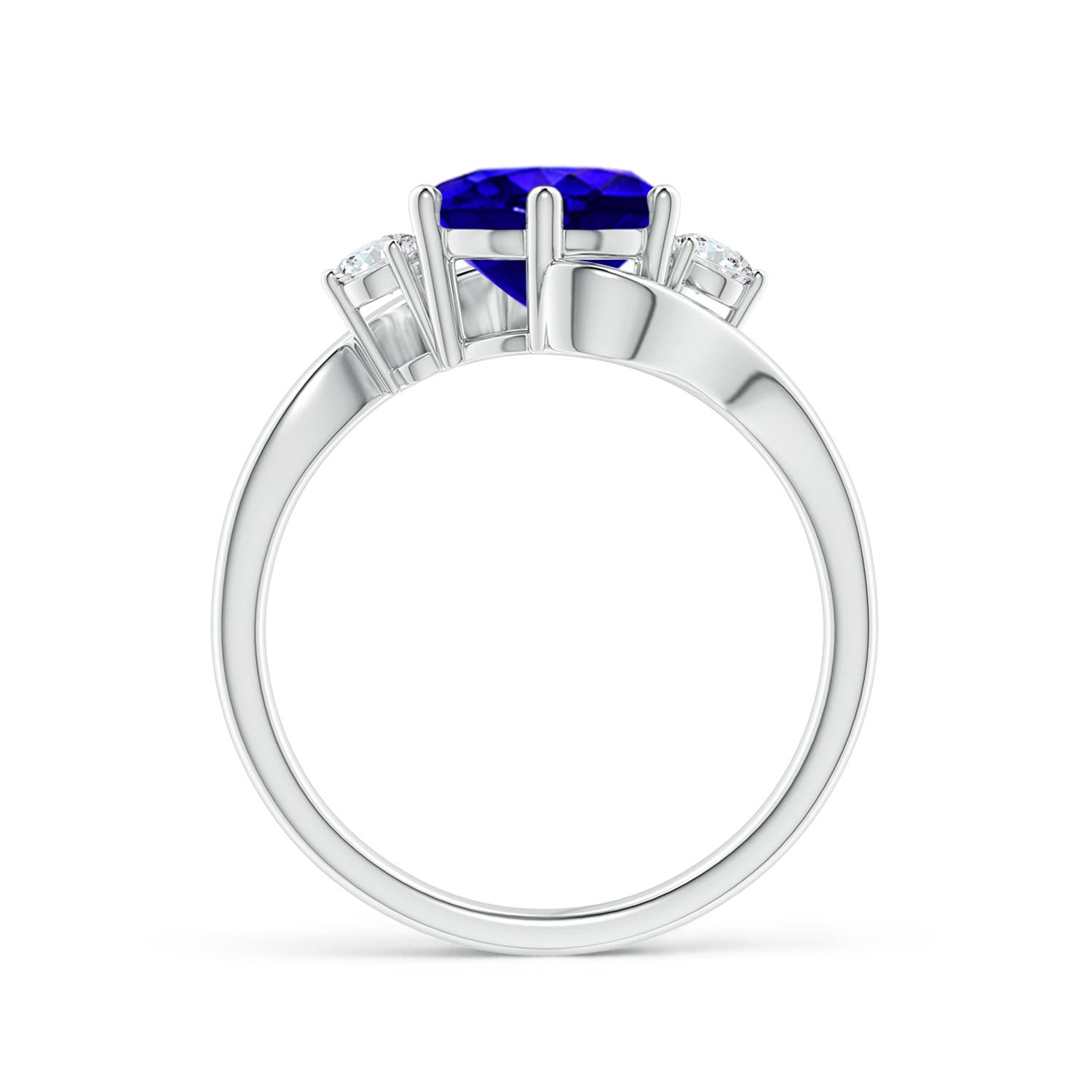 AAAA - Tanzanite / 1.94 CT / 14 KT White Gold