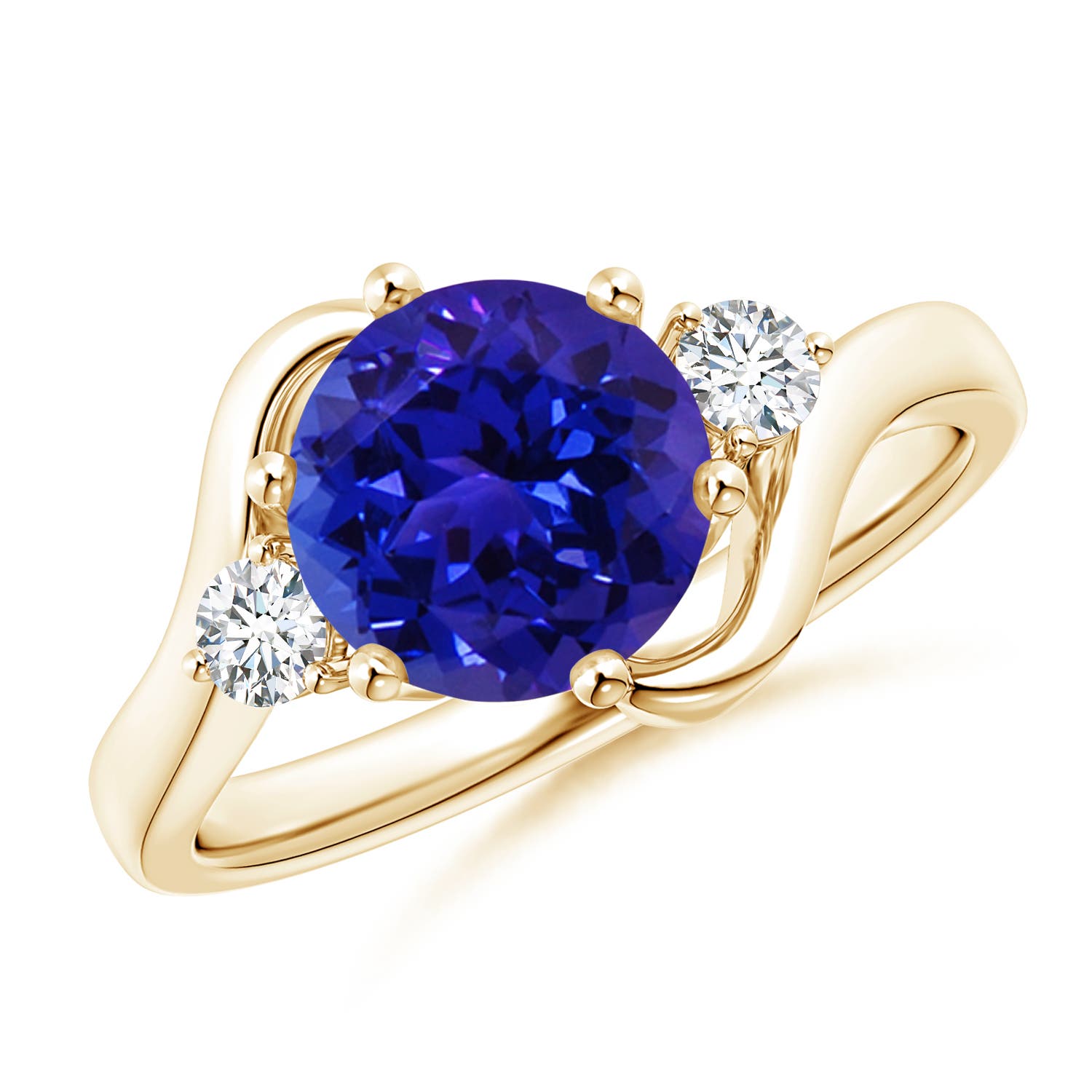 AAAA - Tanzanite / 1.94 CT / 14 KT Yellow Gold