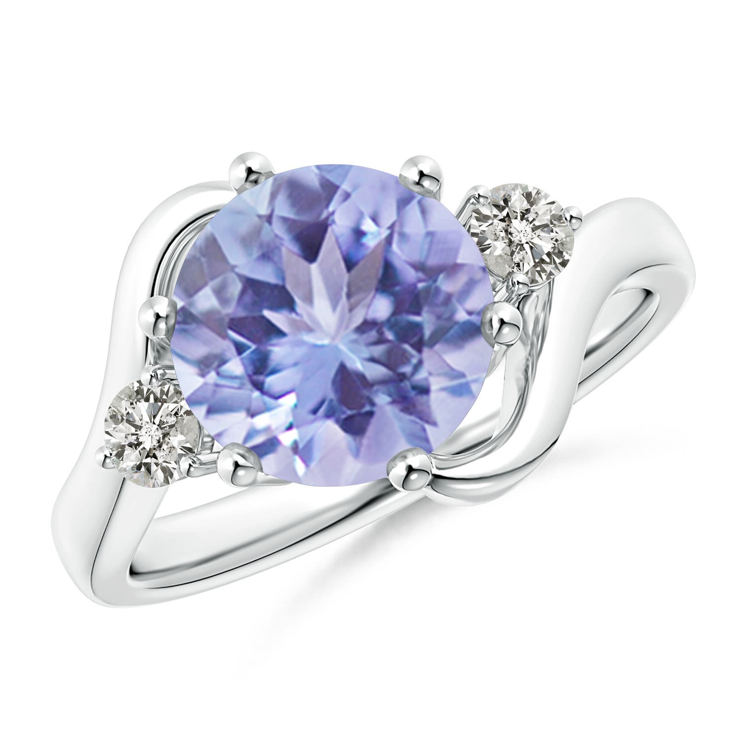 A - Tanzanite / 2.61 CT / 14 KT White Gold