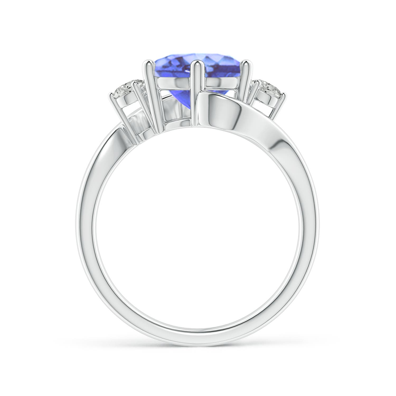 A - Tanzanite / 2.61 CT / 14 KT White Gold