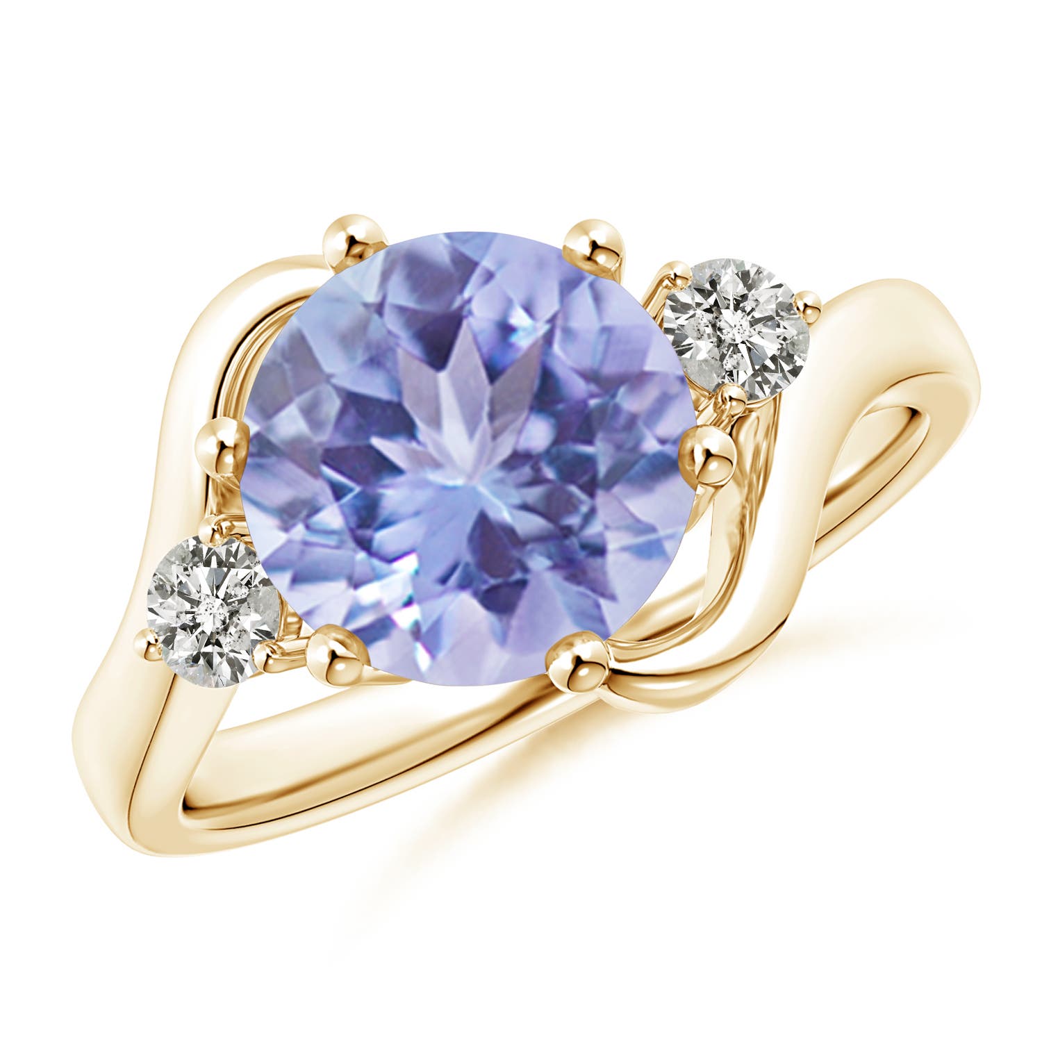 A - Tanzanite / 2.61 CT / 14 KT Yellow Gold