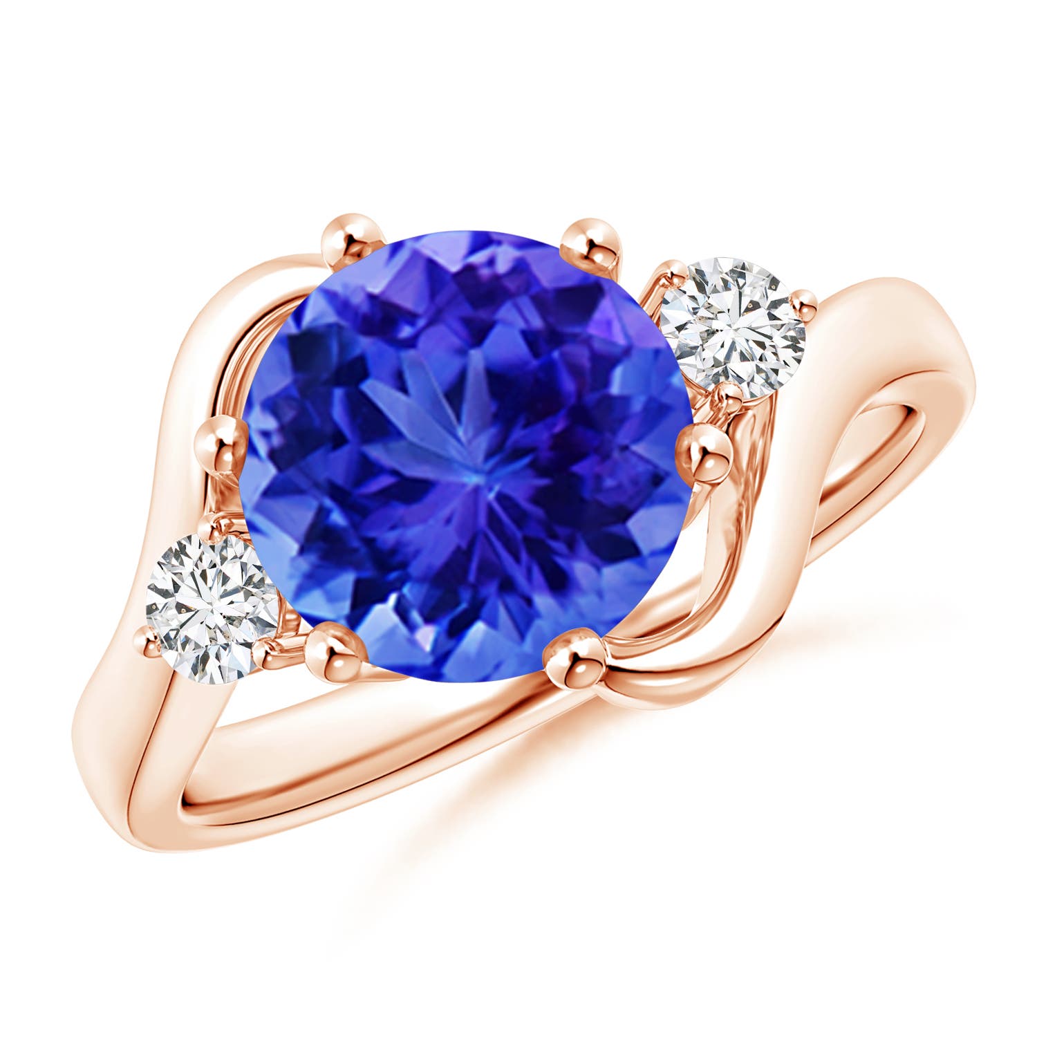 AAA - Tanzanite / 2.61 CT / 14 KT Rose Gold