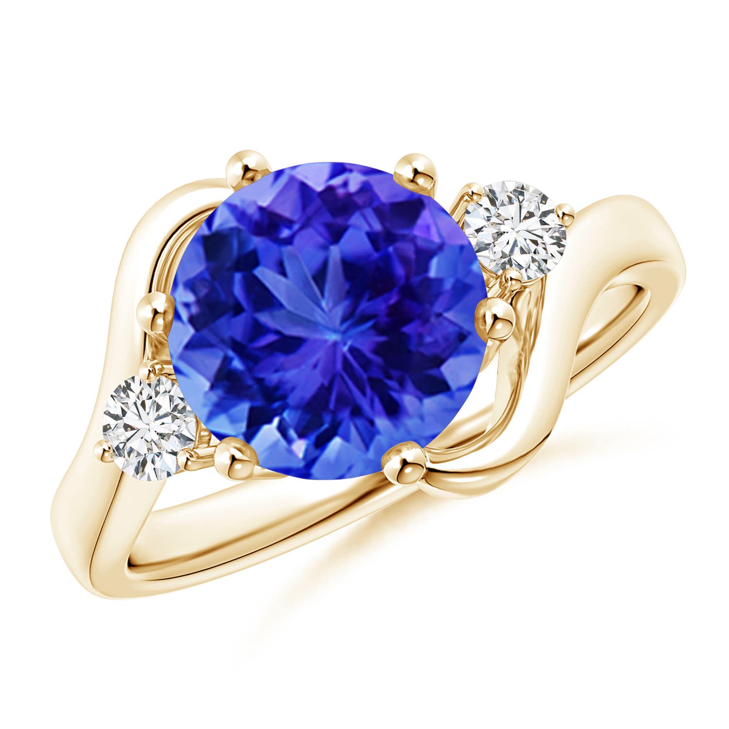 AAA - Tanzanite / 2.61 CT / 14 KT Yellow Gold