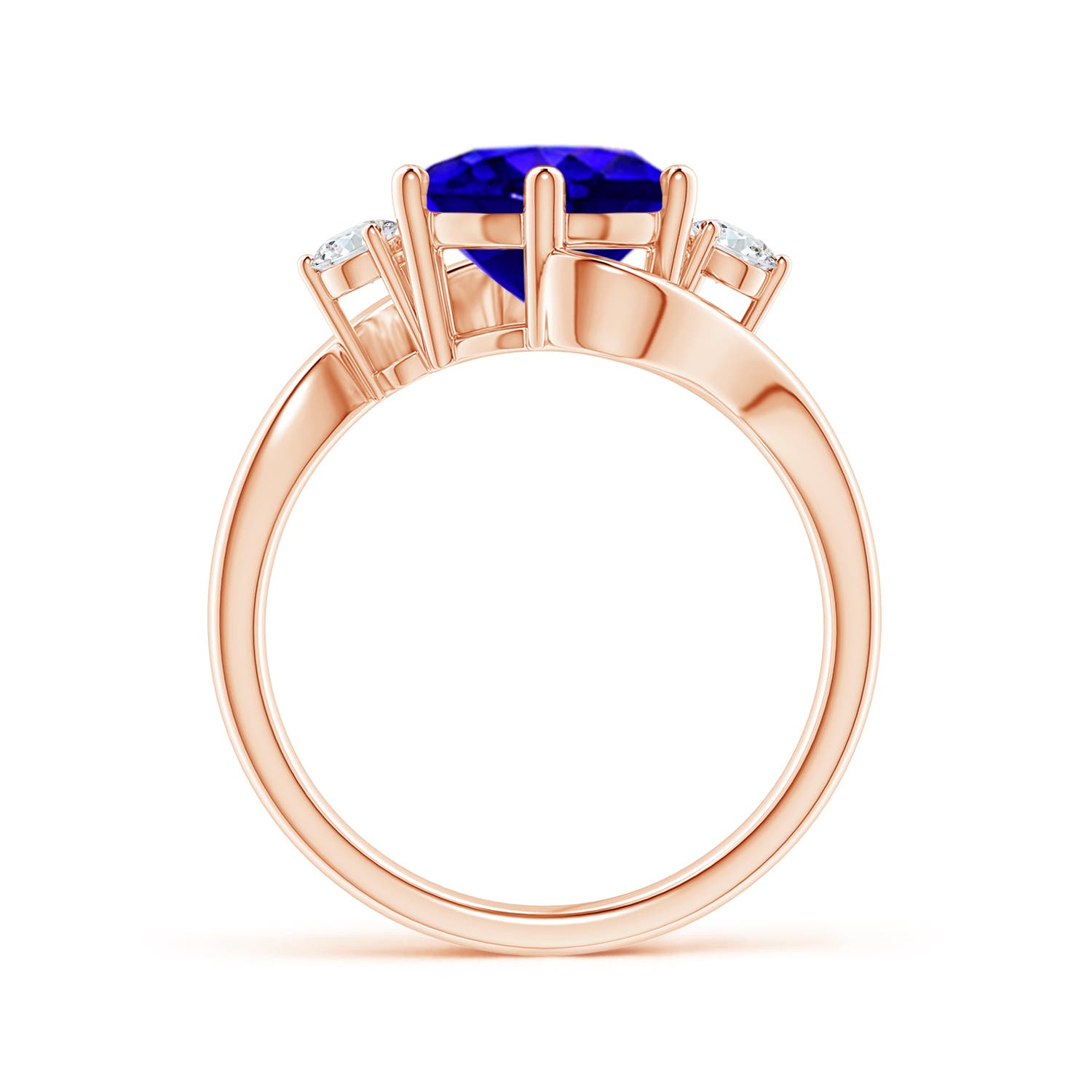 AAAA - Tanzanite / 2.61 CT / 14 KT Rose Gold