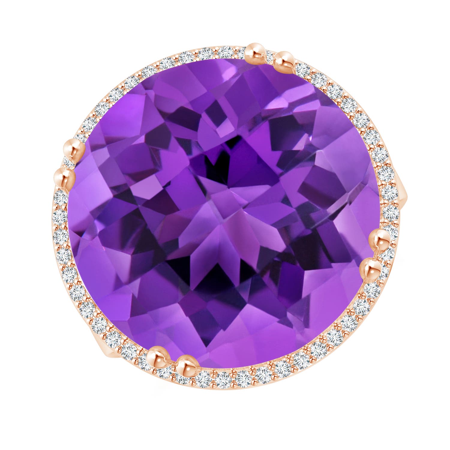 AAA - Amethyst / 18.23 CT / 14 KT Rose Gold