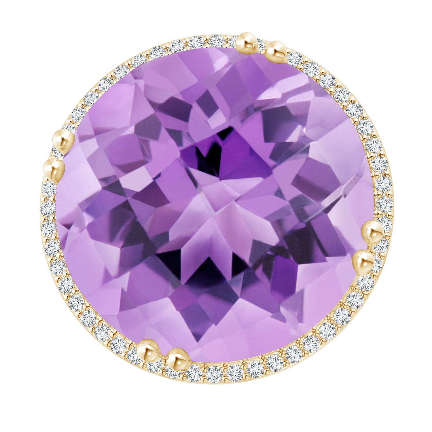 A - Amethyst / 21.26 CT / 14 KT Yellow Gold