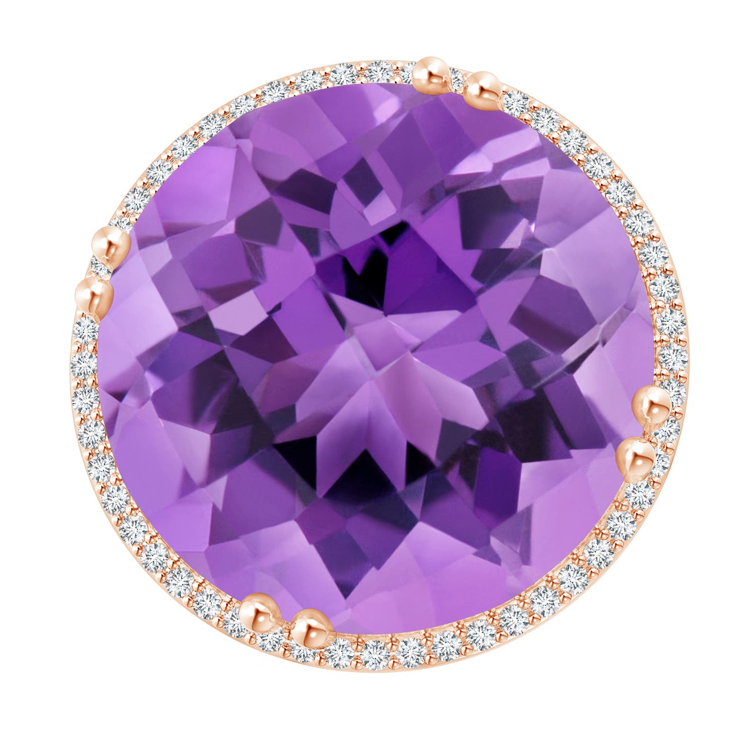 AA - Amethyst / 21.26 CT / 14 KT Rose Gold