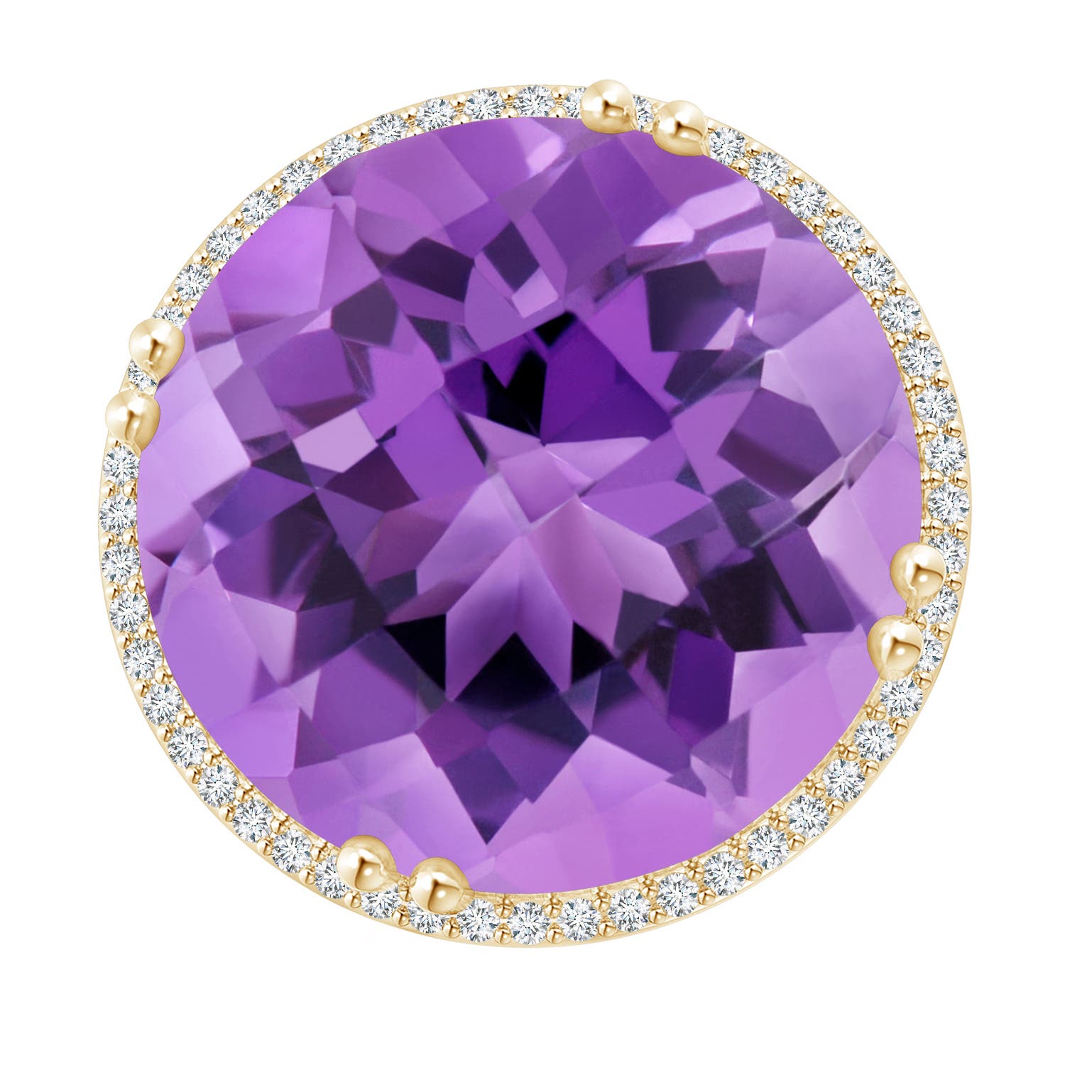 AA - Amethyst / 21.26 CT / 14 KT Yellow Gold