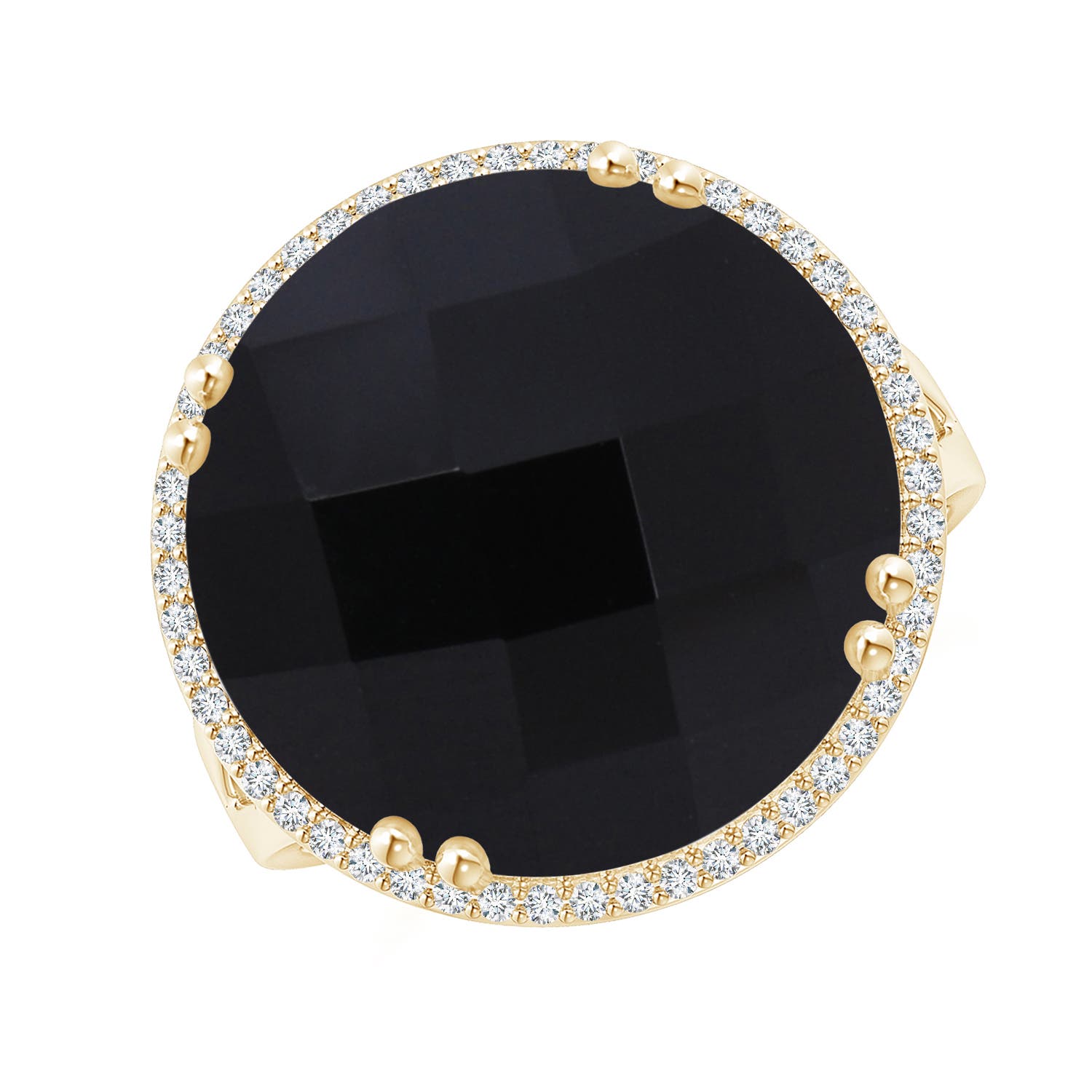 AAA - Black Onyx / 10.16 CT / 14 KT Yellow Gold