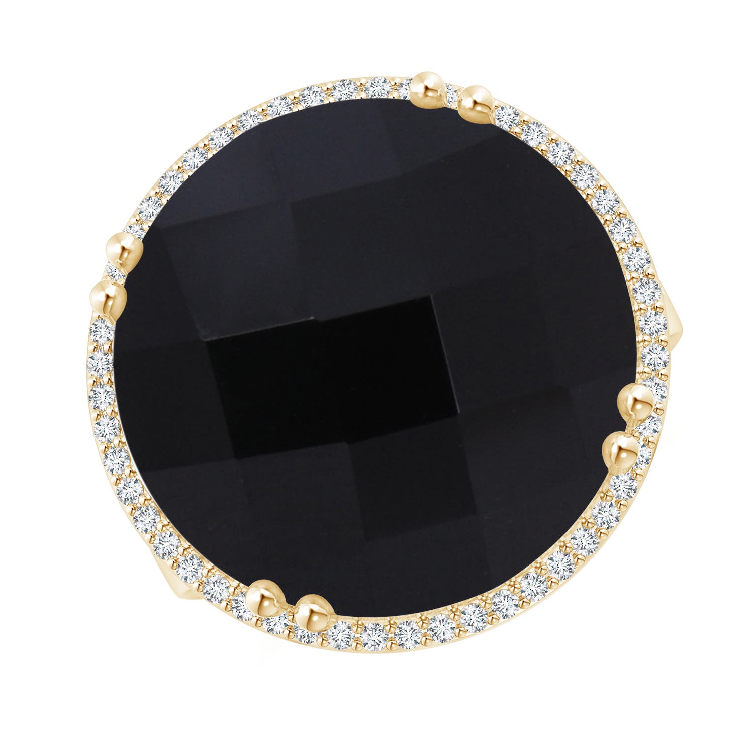 AAA - Black Onyx / 12.21 CT / 14 KT Yellow Gold