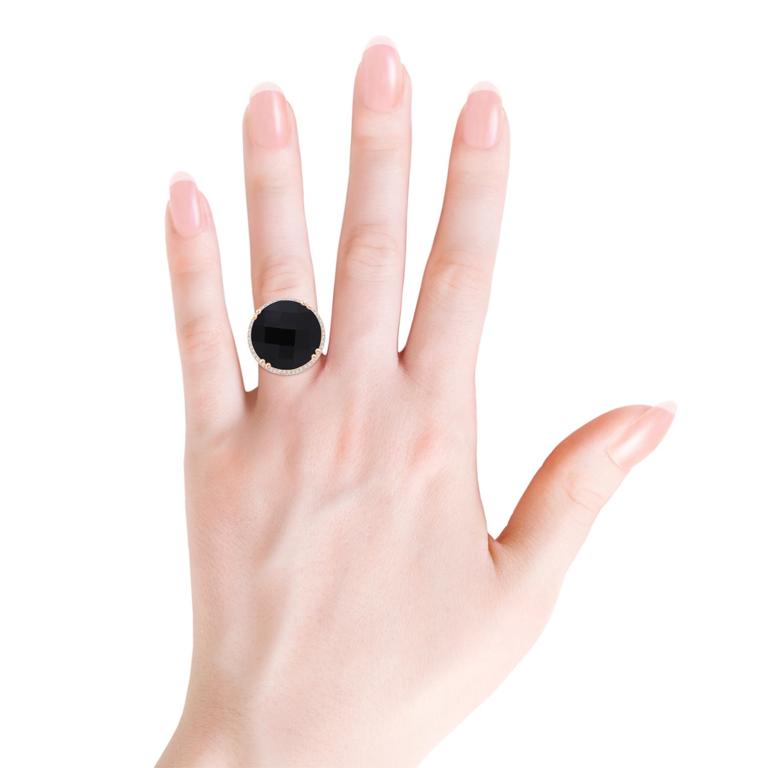 AAA - Black Onyx / 14.26 CT / 14 KT Rose Gold