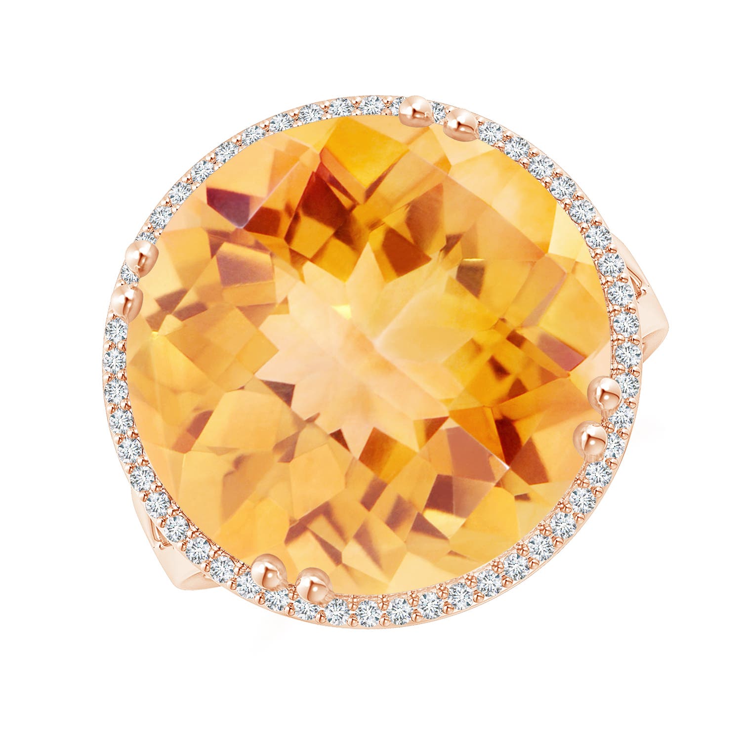 A - Citrine / 12.16 CT / 14 KT Rose Gold