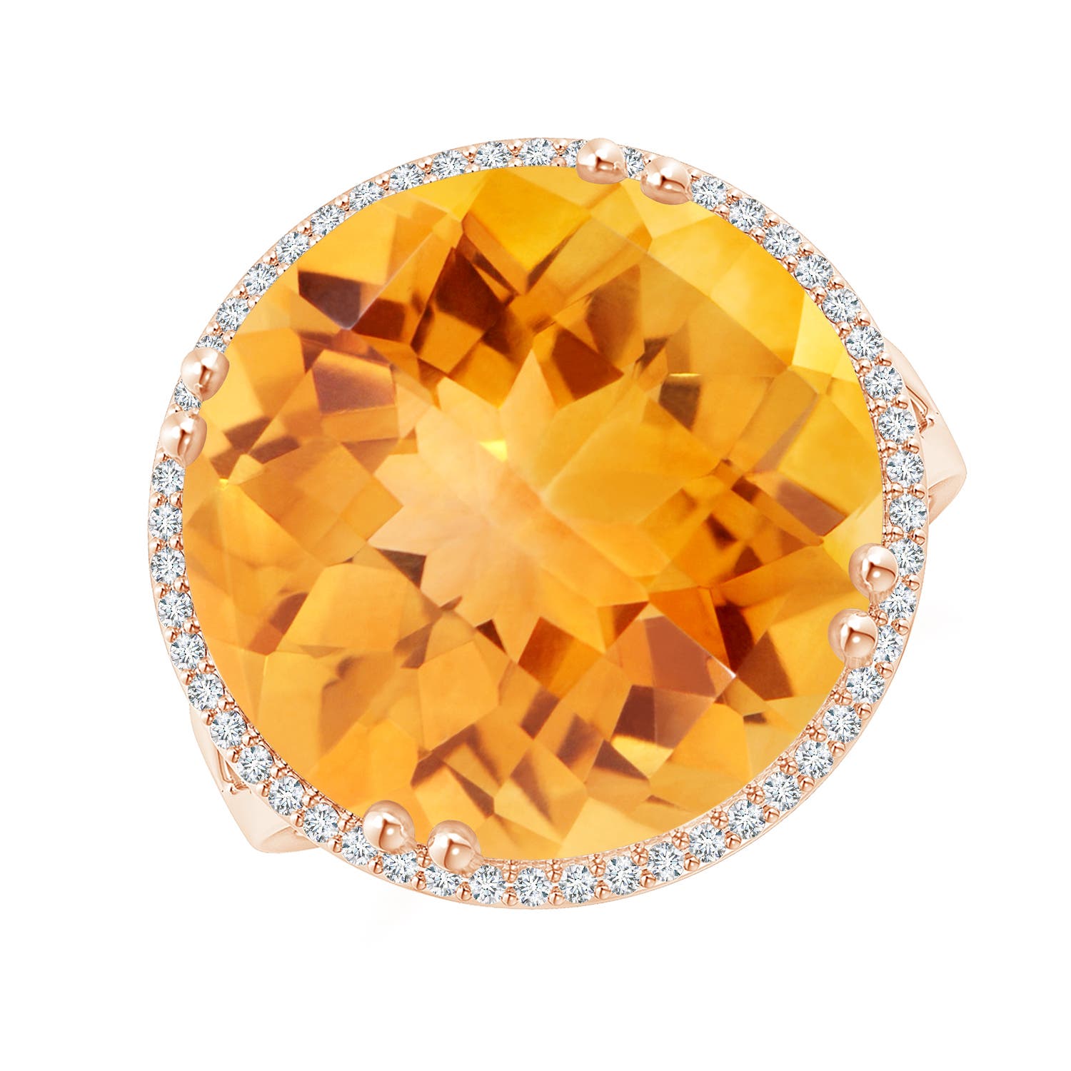 AA - Citrine / 12.16 CT / 14 KT Rose Gold