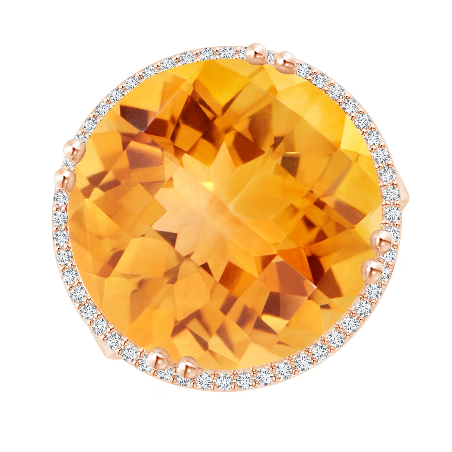 AA - Citrine / 14.71 CT / 14 KT Rose Gold