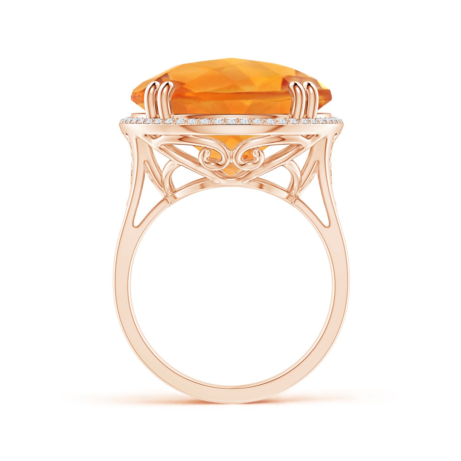 AAA - Citrine / 14.71 CT / 14 KT Rose Gold