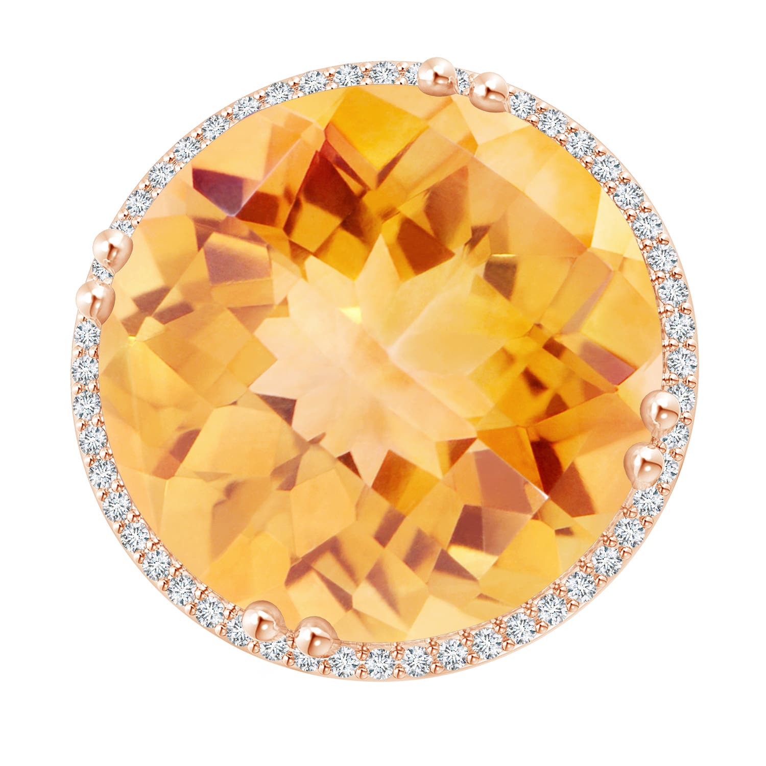 A - Citrine / 29.26 CT / 14 KT Rose Gold