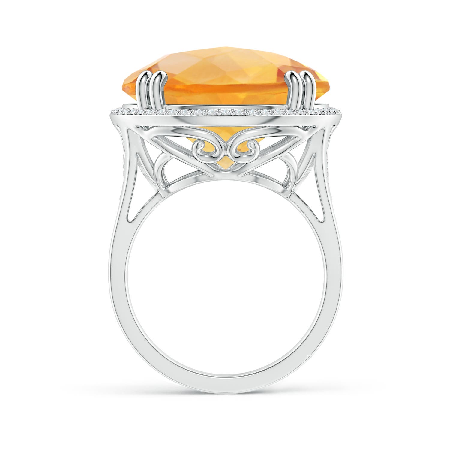 A - Citrine / 29.26 CT / 14 KT White Gold