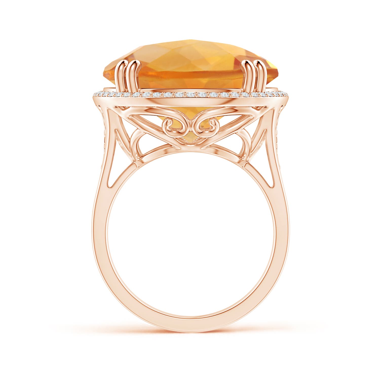 AA - Citrine / 29.26 CT / 14 KT Rose Gold