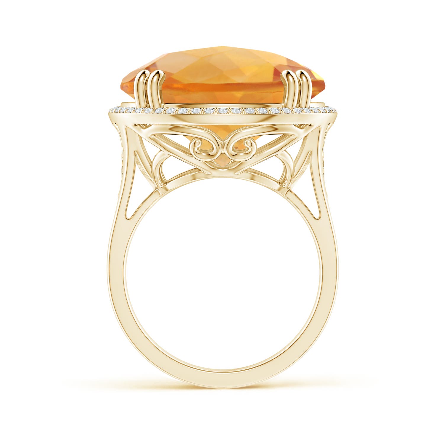 AA - Citrine / 29.26 CT / 14 KT Yellow Gold