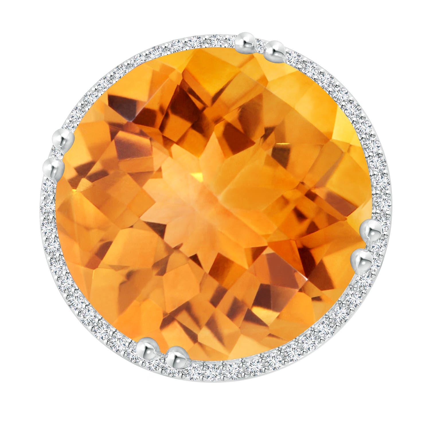 AAA - Citrine / 29.26 CT / 14 KT White Gold